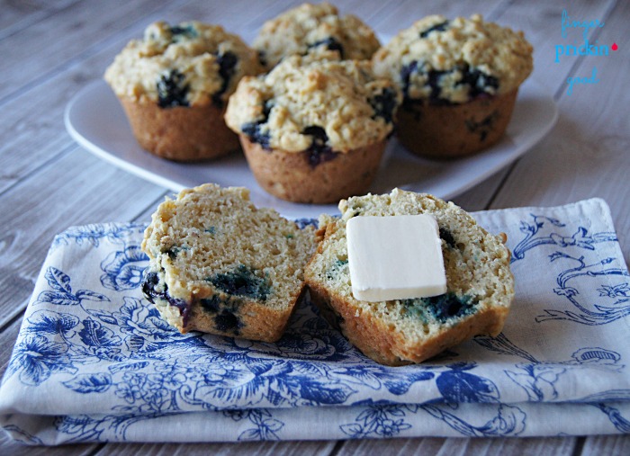 Power: Blueberry Oatmeal Muffins