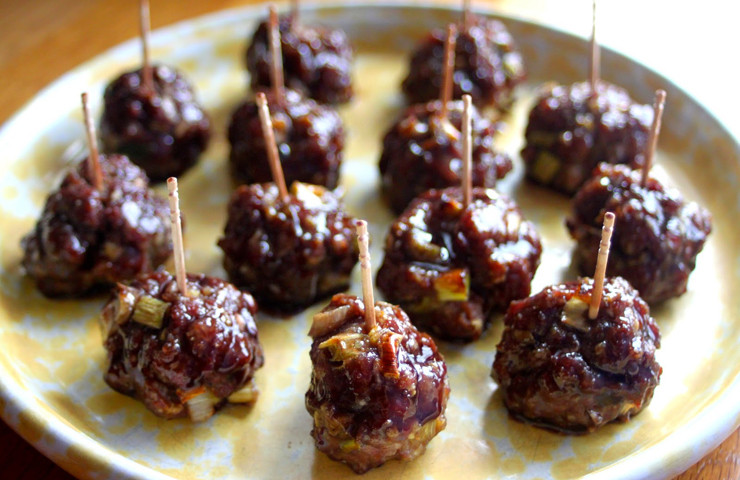 Paleo Sweet and South Glazed Meatballs-Beyond the Bite